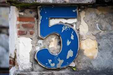 Number 5 On A Building