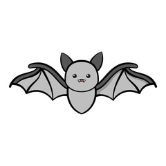 Obraz premium Bat Vector, Bat Illustration, Halloween Decor, Halloween Bat, Cute Bat Cartoon, Cartoon Bat, Vector Illustration Background