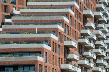 Moderne luxuriöse Wohnungen und Apartments im Design Haus in Aarhus in Dänemark