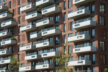 Moderne luxuriöse Wohnungen und Apartments im Design Haus in Aarhus in Dänemark