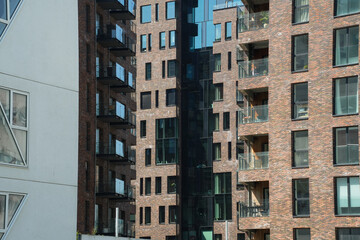 Moderne luxuriöse Wohnungen und Apartments im Design Haus in Aarhus in Dänemark