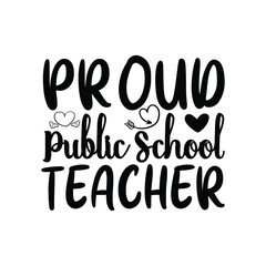 proud public school teacher