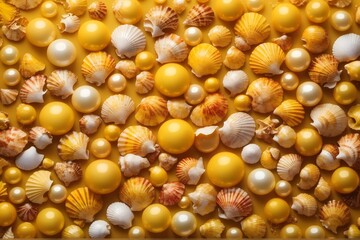 pearls and seashells wallpaper