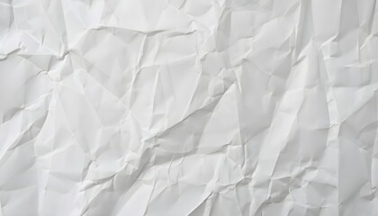 Fototapeta premium white crumpled paper