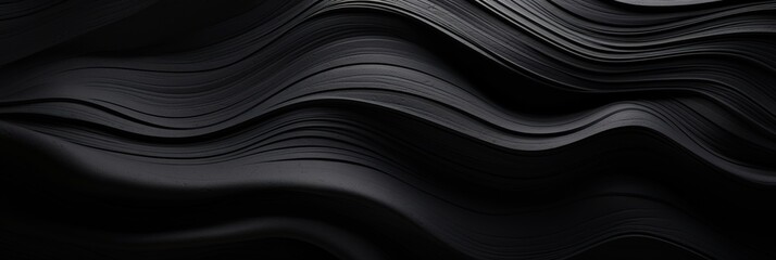 Abstract charcoal textures black background. Panoramic abstract wall paper