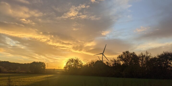 Sunrise in Langenfeld, Germany 