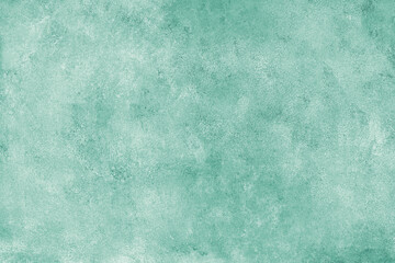 Obraz premium Painted canvas grungy background texture. Abstract elegant wallpaper, vintage turquoise concrete surface, studio backdrop
