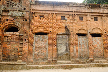 Exterior of buildings of Panam City of Bangladesh, a historical heritage site 