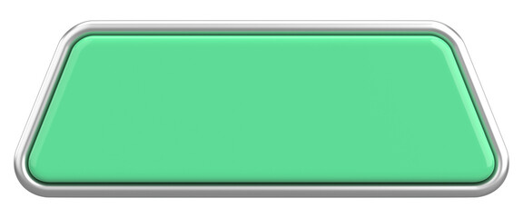 3D button. Empty button. 3D illustration.