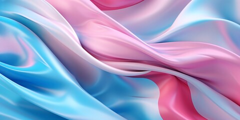 Pastel Wavy Surface with Glossy Finish AI Generated Background