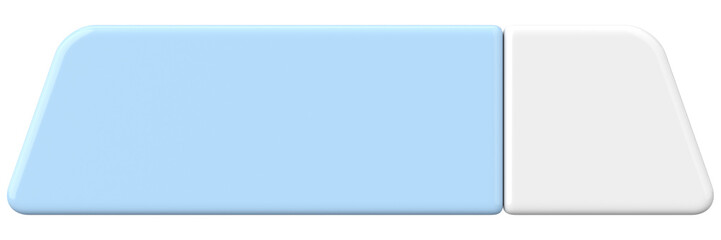 3D button. Empty button. 3D illustration.