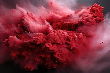 Vibrant Allure: Exploring the Aesthetic Elegance of Seamless Red Powder Textures