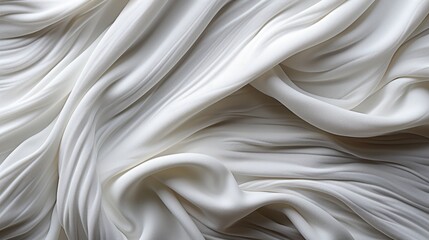 Obraz premium white drapery cloth background