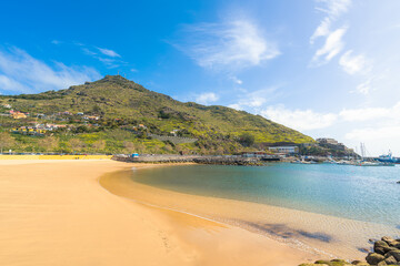 Landscape with Machico bay, Madeira Island, Portugal