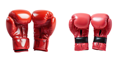 Fighting in a ring transparent background