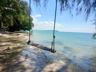 swing on the beach