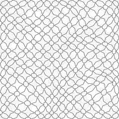 White background with black pattern. Texture with figures from lines.Line shape design.Abstract background for web page, textures, card, poster, fabric, textile. Monochrome graphic repeating design. 