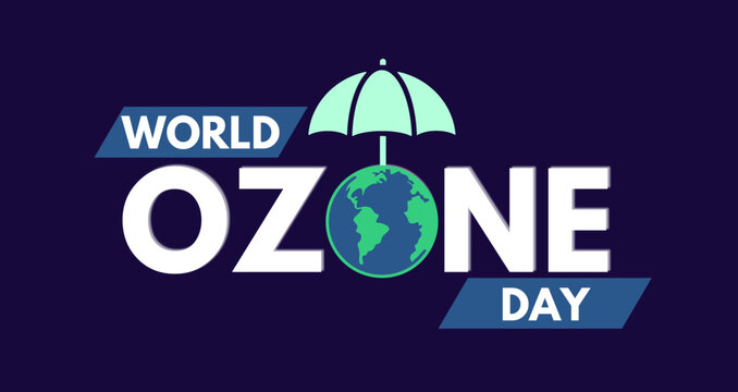 World ozone day concept design. Save ozone, save life