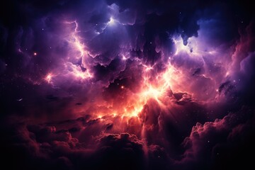 Electrifying Enigma: Exploring the Phenomenon of Purple Lightning in the Night Sky