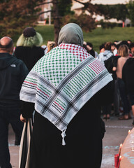protestors mourning
