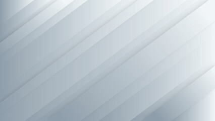 Obraz premium White Silver Diagonal Stripes Minimal Background