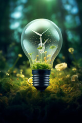 Idea of a green energy concept