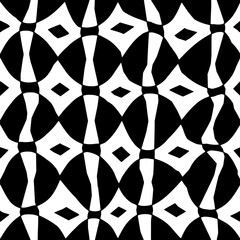 White background with black pattern.Repeat Pattern for fashion, textile design,  on wall paper, wrapping paper, fabrics and home decor. Seamless pattern in grunge style.