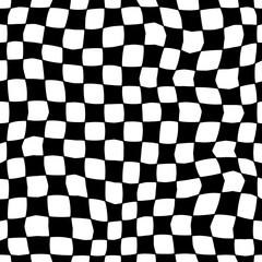 White background with black pattern.Repeat Pattern for fashion, textile design,  on wall paper, wrapping paper, fabrics and home decor. Seamless pattern in grunge style.