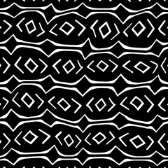 White background with black pattern.Repeat Pattern for fashion, textile design,  on wall paper, wrapping paper, fabrics and home decor. Seamless pattern in grunge style.