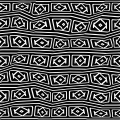 White background with black pattern.Repeat Pattern for fashion, textile design,  on wall paper, wrapping paper, fabrics and home decor. Seamless pattern in grunge style.