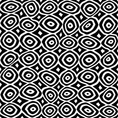 White background with black pattern.Repeat Pattern for fashion, textile design,  on wall paper, wrapping paper, fabrics and home decor. Seamless pattern in grunge style.