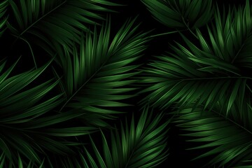 Green Oasis Escape Leaves Wallpaper for a Refreshing Retreat Tropical Leafy Mosaic Leaves Pattern for an Artistic Touch