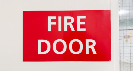 fire department sign guides the way to the fire exit, a vital symbol of safety, escape, and emergency preparedness