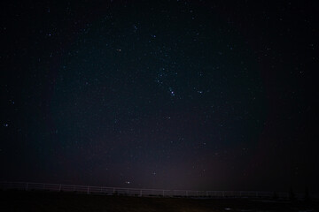 the stars shine brightly on a clear crisp night