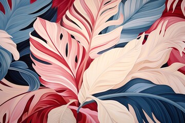 Tropical Dreamscape Awakens A Multicolor Floral Oasis Caribbean Carnival of Petals Multicolor Tropical Flowers Abound