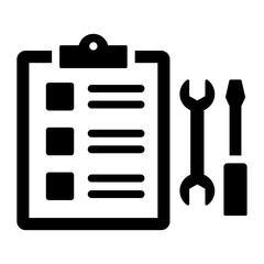 Practical Exams Glyph Icon