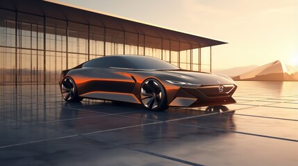 Obraz premium Luxury Car Luxe: The Epitome of Comfort and Luxury