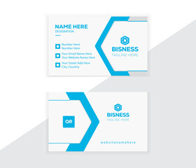 Vector illustration template. Creative and modern business card.  business card
