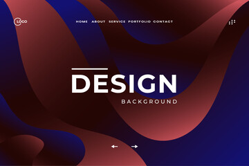 Abstract Gradient Background with Colorful Waves, Perfect for adding vibrancy and modern aesthetics to web design, presentations, and digital projects