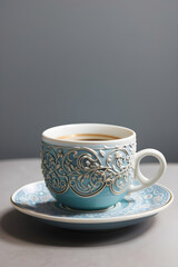 Fototapeta premium cup of coffee on the table so good