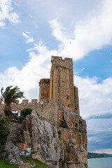 Fototapeta na wymiar Federiciano Castle - Borgata Marina - Italy