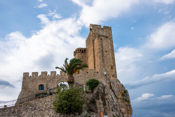Fototapeta na wymiar Federiciano Castle - Borgata Marina - Italy
