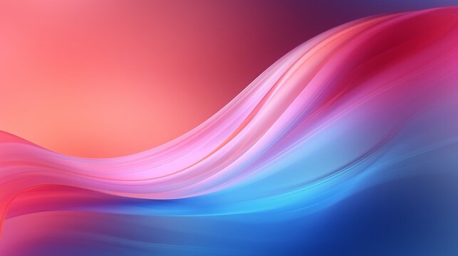 Blur colors art background. creative artwork. Defocused neon pink blue orange glow smooth abstract texture decorative illustration design with free space. 