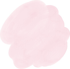 Watercolor Brush Stroke Hand Drawn Pink
