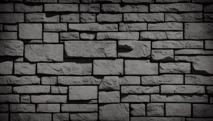 Fototapeta premium Dark grey cement brick modern wall style.