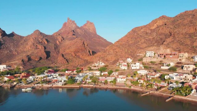Drone shot of San Carlos Sonora
