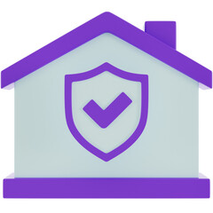 Home Security 3D Icon