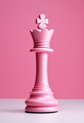 The Essence of Strategy" - This minimalist pop art portrayal of queen chess pieces conveys the elegance and strategic importance of these iconic board game characters.