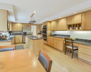 Modern residential kitchen interior