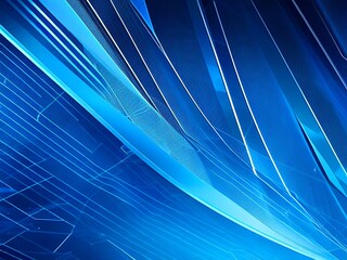 Abstract technology shiny lines mesh blue banner background